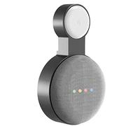 honecumi Wall Mount for Google Nest Mini (2nd Generation) | Wall Stand Holder for Google Nest Mini Voice Assistant, Cable Management Space Saving Sockets Stand - Elegant Black