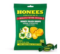 Honees Original Honey Menthol Cough Drops, 20 Count Bag
