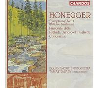 Honegger: Symphony No. 4; Pastoral d'été; Prélude, Arioso et Fughette; Piano Concertino