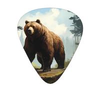 Honest brown bear Guitar paddles, bass guitar, electric guitar or Hawaii four strings (12 packs, thin, medium, heavy)