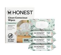 Honest Company All Natural Cloth Baby Wipes (288 Count Total) by Honest