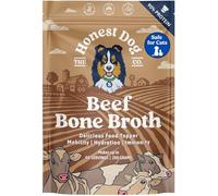 Honest Dog Co. Beef Bone Broth for Dogs & Cats | Packed with Collagen & Protein for Joint Health & Digestion | Food Topper & Gravy for Picky Eaters | 200g (up to 40 Servings)