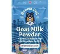 Honest Dog Co. Goats Milk Powder for Dogs (225 Grams, 30 servings) - Rich in Protein and Calcium- For Puppies and Adults - Powdered Goats Milk - Made