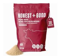 Honest + Good Beef Bone Broth Powder - 300g, 30 Servings (1 Month Supply)