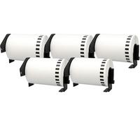 Honest Grocer - 5X DK-11241 102 x 152 mm Compatible Shipping Labels Rolls (200 Labels per Roll) for P-Touch QL-1050, QL-1050N, QL-1060N, QL-1100, QL-1110NWB Label Printers