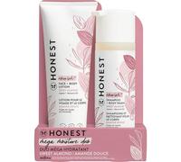 Honest Mega Moisture Duo - Sweet Almond by Honest for Kids - 2 Pc 10 oz Shampoo and Body Wash, 8.5 oz Face and Body Lotion