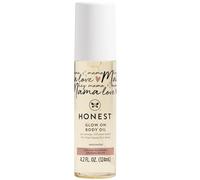 Honest Mom Care Glow On Body Oil - Unscented For Women 4.2 oz Body Oil
