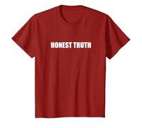 Honest Truth T-Shirt, Youth, Cranberry Red, Medium
