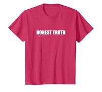 Honest Truth T-Shirt, Youth, Red Heather, Medium