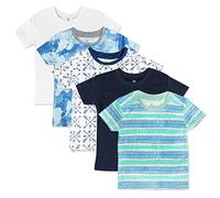 HonestBaby Baby Tshirt 100% Organic Cotton Infant Baby, Dots & Dashes, Preemie