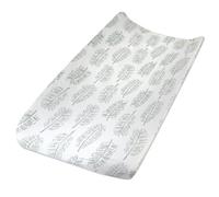 HonestBaby Organic Cotton Changing Mat Cover Jumbo Leaf Sage One Size