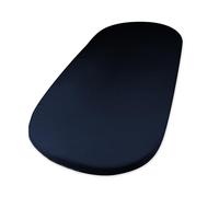 HonestBaby Organic Cotton Fitted Bassinet Sheet, Dark Navy, One Size