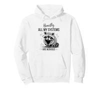 Honestly, All My Systems Are Nervous, Cute Animal Pullover Hoodie
