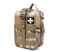 Honestptner Molle Pouch, Sturdy 600D Nylon Tactical Medical Pouch,Rip-Away EMT First Aid Pouch (Bag Only)