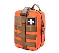 Honestptner Molle Tactical Medical Pouch - Sturdy 600D Nylon Rip-Away EMT First Aid Bag (Bag Only)