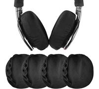 HoneTeek Headphone Ear Covers, Flex Fabric Stretchable Headphones Ear Pads Covers, 2 Pair Washable Headset Earpad Fit Most On Ear Headphones 3.5"- 4.3" (8-11cm)，Earcup Protectors Headset
