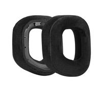 HoneTeek Replacement Earpads for Corsair HS80 RGB Wireless Headphones, Velour Ear Cushions Compatible with HS80 RGB Ear Pads/Corsair HS80 RGB USB Wired (Black Velour), JZBA-PADCOSHS8