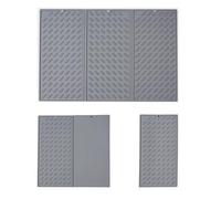 HoneTeek Silicone Dish Drying Mat for Kitchen Counter, Collapsible Trifold Dishwashing Mat, Heat-resistant & Non-Slip Dish Drying Mats for Sink, Refrigerator or Drawer liner, Large Kitchen Drying Mat