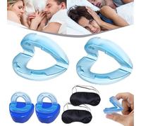 Honex Anti Snoring Mouthpiece, The Quiet Anti-Snoring Mouthpiece Universal Size, Honex Mouth Guard for Sleep Apnea & Instant Snoring Relief, Ensure Deep and Calm Sleep, Wake up Refreshed (2Pcs)