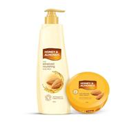 Honey Almond Value Combo - Body Lotion (500ml) & Skin Cold Cream (200ml) | Total 700ml | Complete Nourishment & Moisturization | For All Skin Types, Genders & Weather - Pack of 2