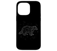 Honey Badger Constellation Animal Line Art Geometric Case for iPhone 14 Pro Max