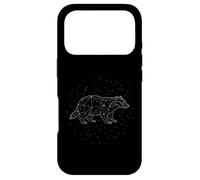 Honey Badger Constellation Animal Line Art Geometric Case for iPhone 17 Pro