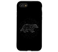 Honey Badger Constellation Animal Line Art Geometric Case for iPhone SE (2020) / 7/8