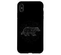 Honey Badger Constellation Animal Line Art Geometric Case for iPhone XS Max
