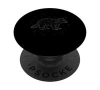 Honey Badger Constellation Animal Line Art Geometric PopSockets Adhesive PopGrip