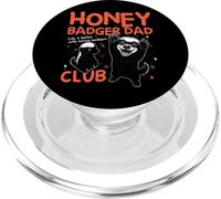 Honey Badger Dad Club Ratel Men Father's Day PopSockets PopGrip for MagSafe