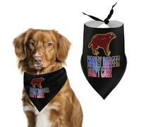 Honey-Badger Don T Care Dog Bandanas Puppy Cat Kerchief Pet Triangle Scarf Costumes Decorations