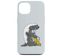 Honey Badger funny cartoon animal knitting Case for iPhone 13