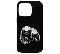 Honey Badger Graphic Fierce Wildlife Predator Animal Case for iPhone 13 Pro