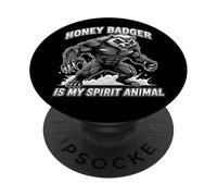 Honey Badger is My Spirit Animal PopSockets Adhesive PopGrip