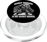 Honey Badger is My Spirit Animal PopSockets PopGrip for MagSafe