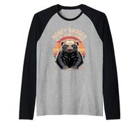 Honey Badger is My Spirit Animal Raglan Baseball Tee
