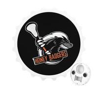 Honey Badger Magnetic Bottle Opener Personalized Beer Opener Bottle Cap Fridge Magnets for Home Kitchen White-style