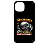 Honey Badger Nature's Little Psychopath Case for iPhone 15