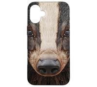 Honey Badger Pattern Case for iPhone 16 Plus