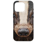 Honey Badger Pattern Case for iPhone 16 Pro