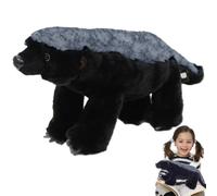 Honey Badger Plush Toy - Badger Plush 40cm 50cm | HoneyBadger Soft Stuffed Animal Polyester PP Cotton Cute Wildlife Toy Kids Gift Home Decoration CuddlyPlush