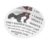 Honey Badger Print Christmas Tree Skirt Perfect For Christmas, New Year Seasonal Celebrations