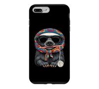 Honey Badger Ratel Granny Square Crochet Yarn Crocheting Case for iPhone 7 Plus/8 Plus