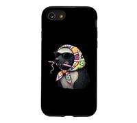 Honey Badger Ratel Granny Square Crochet Yarn Crocheting Case for iPhone SE (2020) / 7/8
