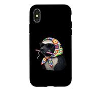 Honey Badger Ratel Granny Square Crochet Yarn Crocheting Case for iPhone X/XS