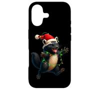Honey Badger Tree Xmas Lights Santa Honey Badger Christmas Case for iPhone 17