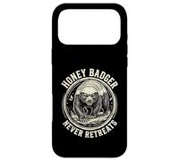 Honey Badger Vintage Drawing Art Wildlife Animal Lover Case for iPhone 17 Pro Max
