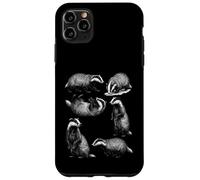 Honey Badger Vintage Sketch Art Wildlife Animal Retro Nature Case for iPhone 11 Pro Max