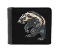 Honey Badger1 Classic Mens Wallets Women Slim Bifold Wallet