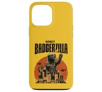 Honey Badgerzilla Monster City Attack Retro Art Case for iPhone 13 Pro Max